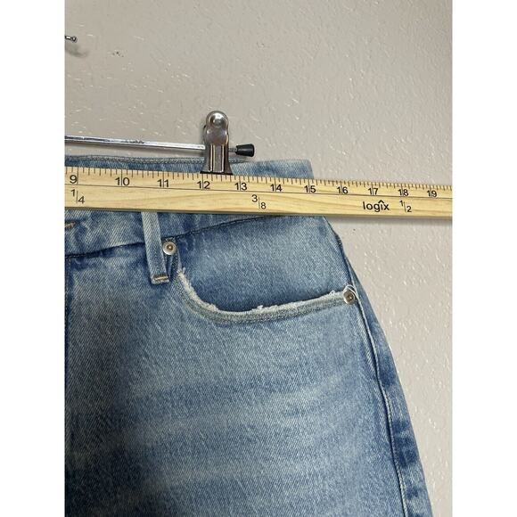 💓GOOD AMERICAN GOOD GIRLFRIEND HIGH WAISTED JEANS GGHDBK602T SIZE 6/28💓 - Picture 9 of 9